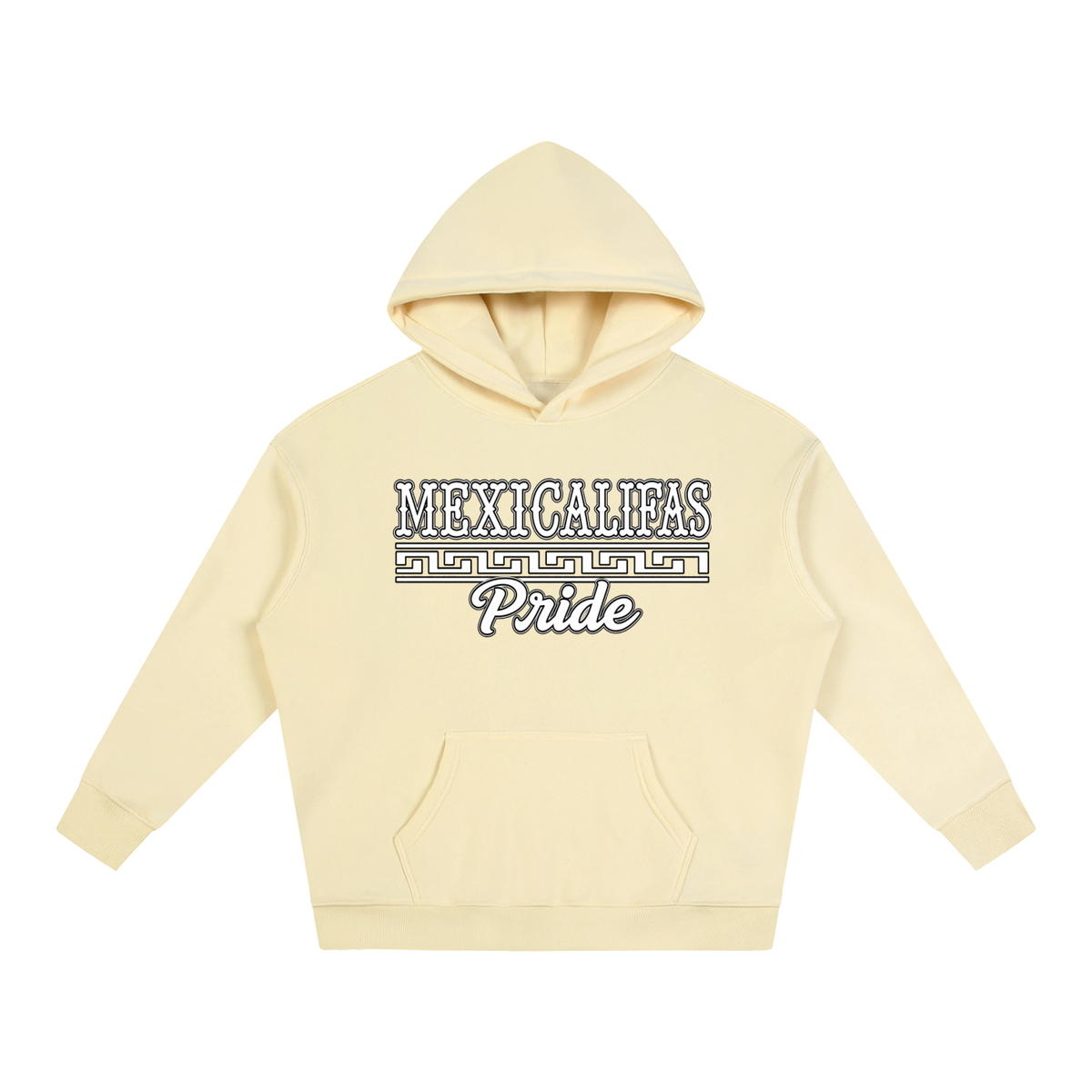 Mexicalifas Pride 3.0 Oversize Fleeced Hoodie
