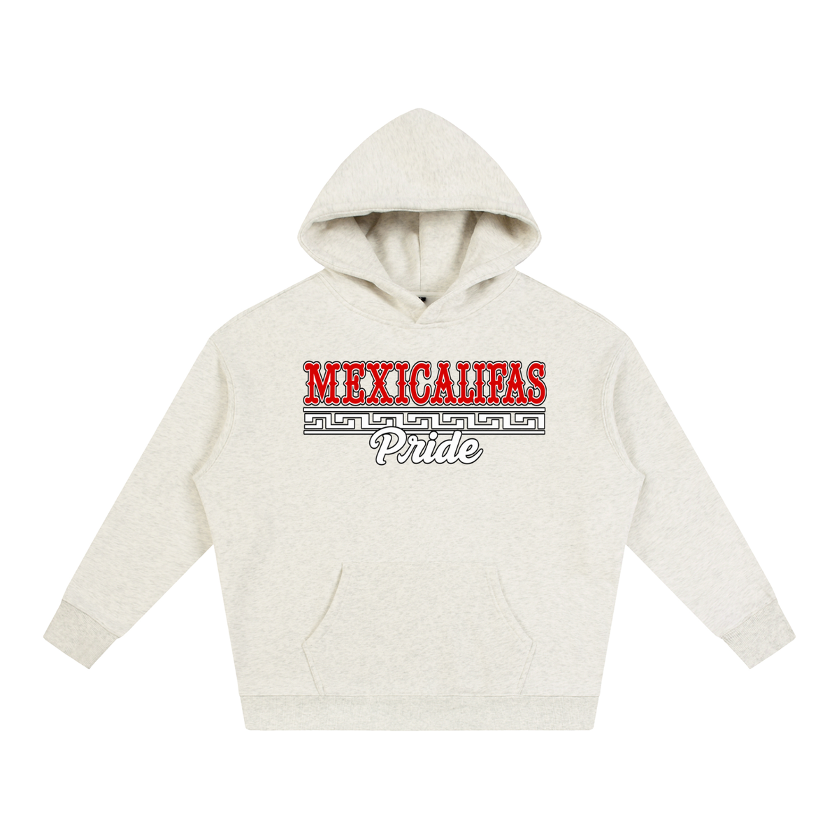 Mexicalifas Pride Oversize Fleeced Hoodie