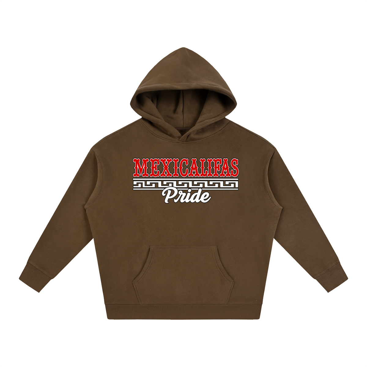 Mexicalifas Pride Oversize Fleeced Hoodie