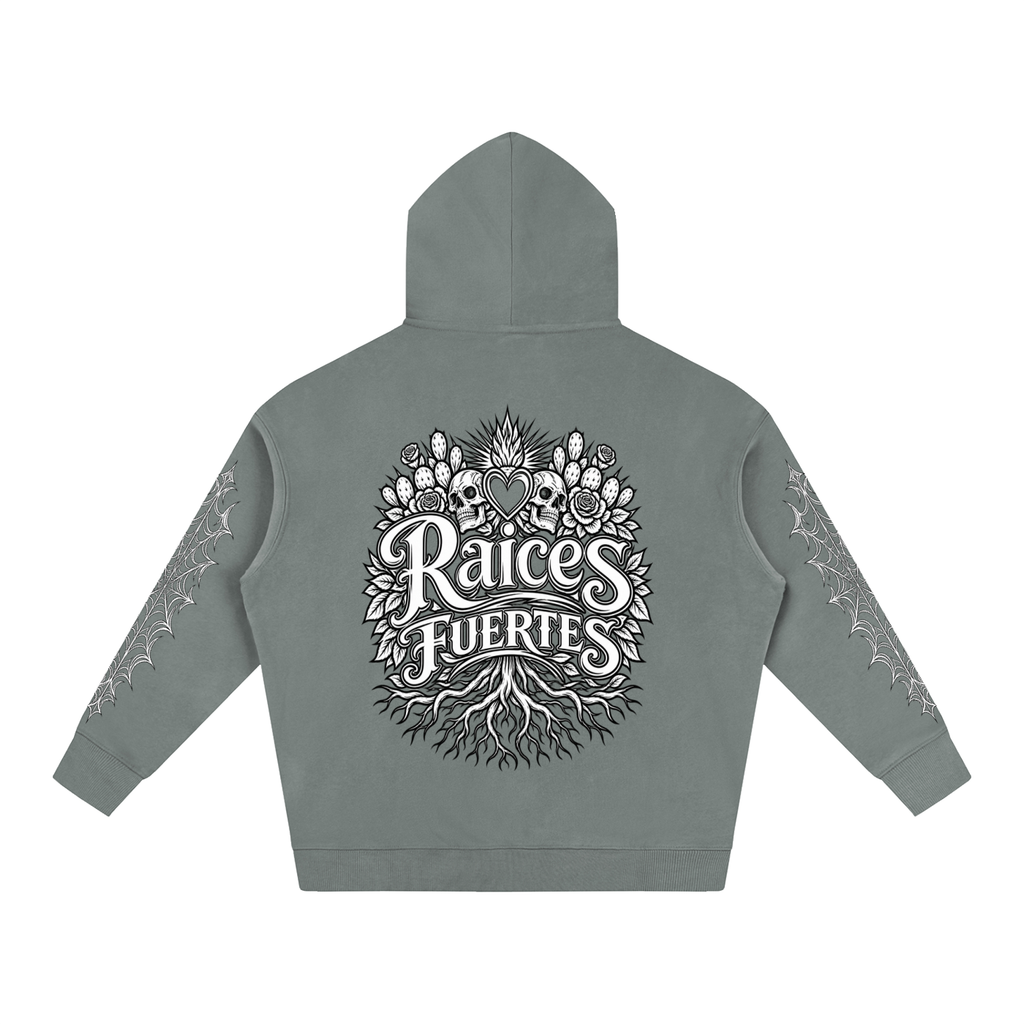 Skulls Oversize Fleeced Hoodie