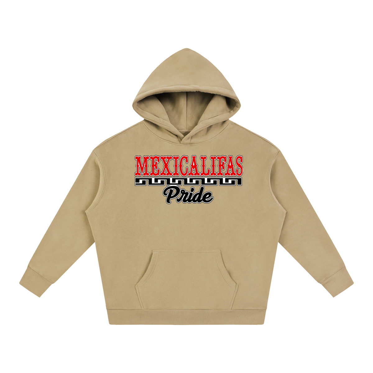 Mexicalifas Pride 2.0 Oversize Fleeced Hoodie