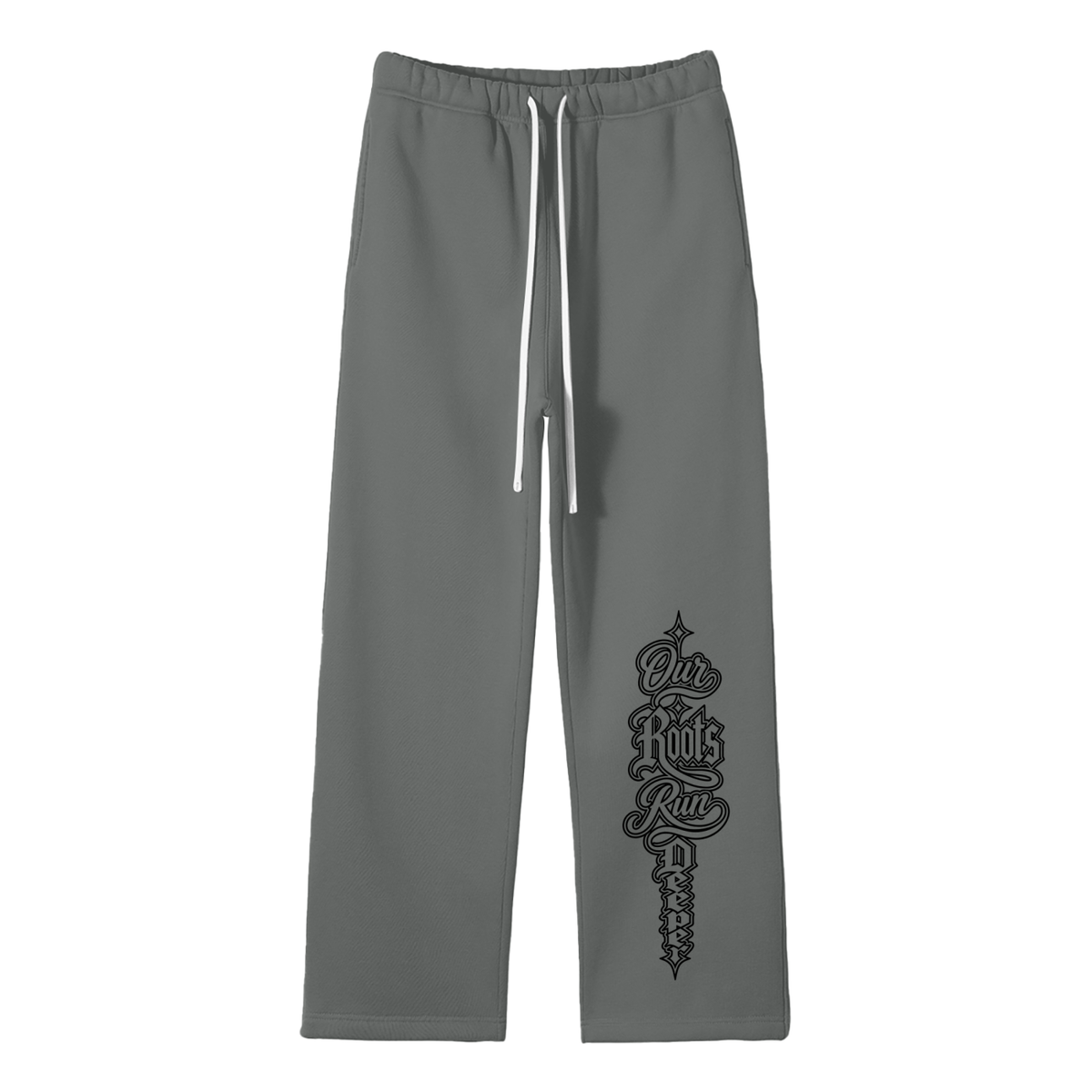 ORRD Black Lettering 2.0 Unisex Straight Leg Pants